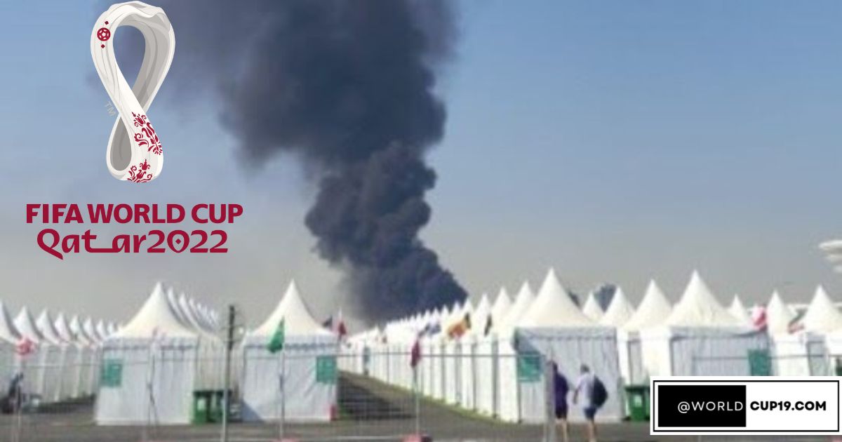 massive fire in fifa world cup 2022