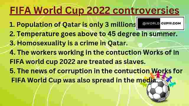 FIFA WORLD CUP 2022 CONTROVERSIES