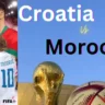 Croatia vs morocco fifa third play off
